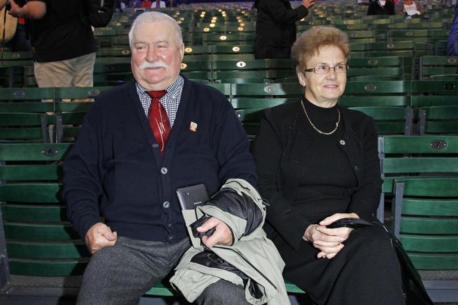 Lech Wałęsa z żoną Danutą, 2012r.