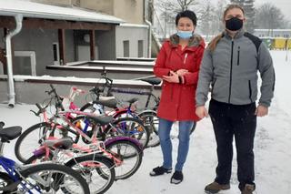 Przekazanie rowerów do Domu Dziecka w Kisielicach