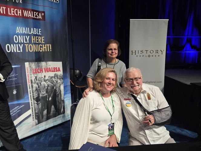 Lech Wałęsa w USA