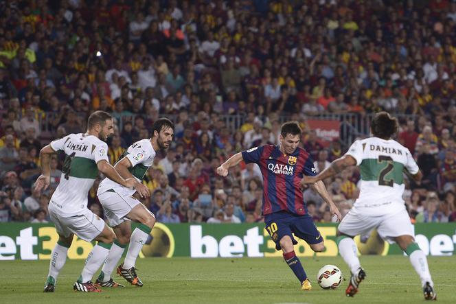 Lionel Messi w meczu z Elche