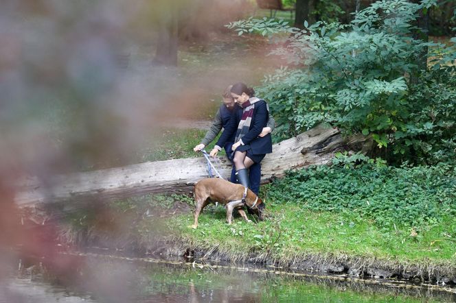 Jacek Ozdoba odpoczywa z żoną po ślubie