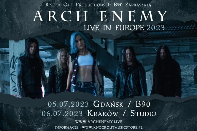 Arch Enemy zagra w tym roku w Polsce! Data i miejsce koncertu