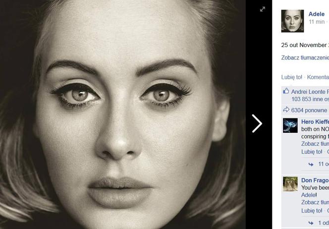 Adele - data premiery płyty 25