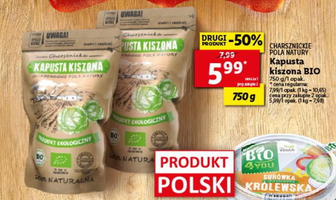 Kapusta kiszona w cenie 5,99 zł/750 g 
