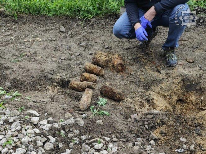 Szokujące znalezisko w Pyskowicach. Na placu budowy znaleziono 120 niewybuchów z II wojny światowej