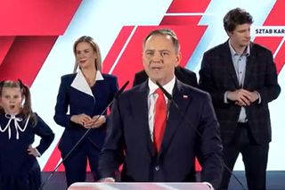 Córka Karola Nawrockiego podczas wieczoru wyborczego