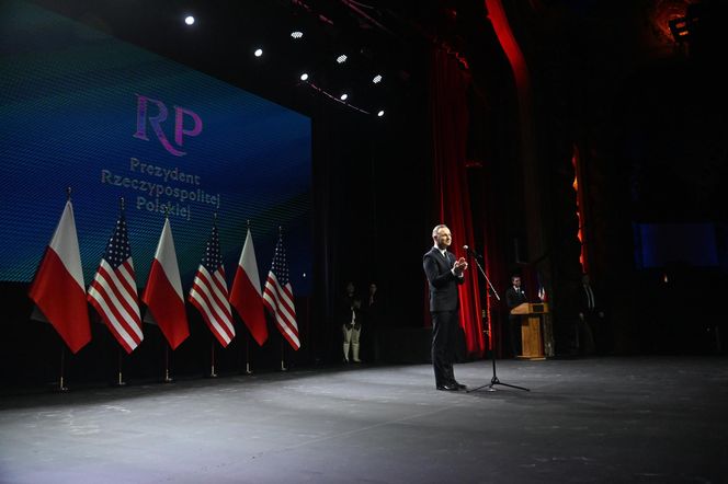 Andrzej Duda z Polonią w Copernicus Center