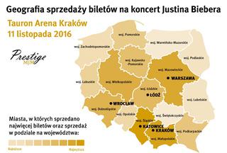 Justin Bieber w Krakowie. Cała Polska na koncercie gwiazdora!