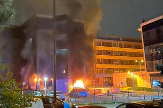 Płomienie sięgały III piętra