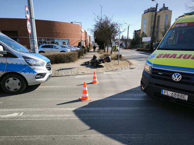 Wypadek na Święciechowskiej w Lesznie 