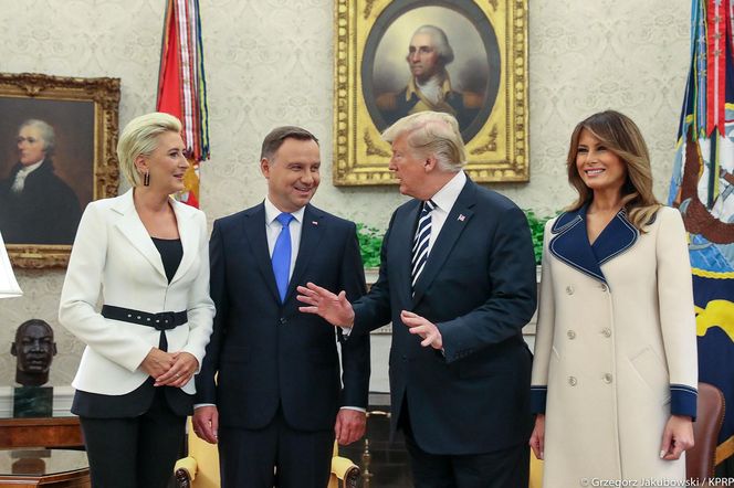 Agata Kornhauser-Duda i Melania Trump. Historyczne spotkania Pierwszych Dam