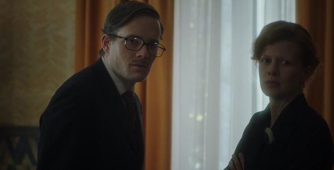 Dom pod Dwoma Orłami odc. 10. Zofia Szablewska (Karolina Gruszka), Karl Weber (Adrian Zaremba)