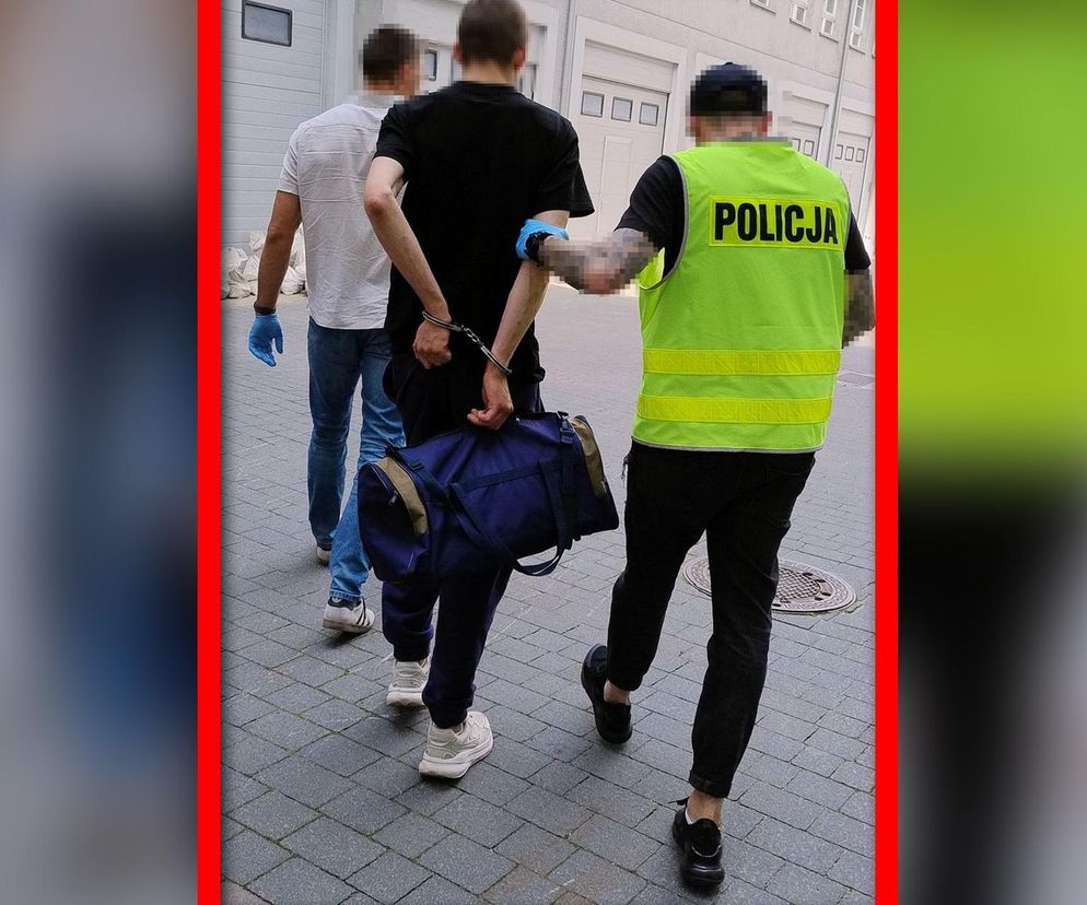 Załozył damską koszulkę i pogryzł ochroniarza