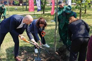 Obietnica frekwencyjna dotrzymana! Prezydentki Gdańska i Gdyni zasadziły drzewo