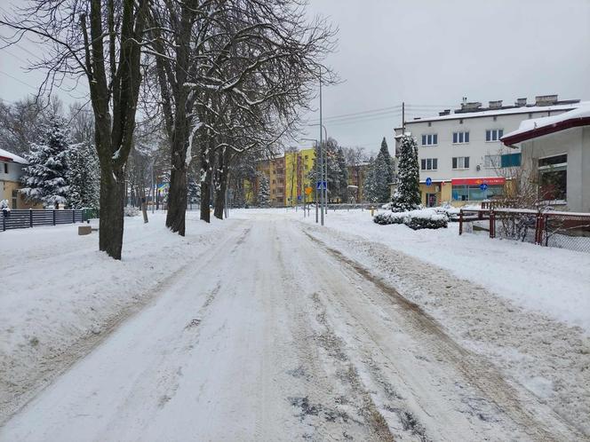 Starachowice zasypane śniegiem