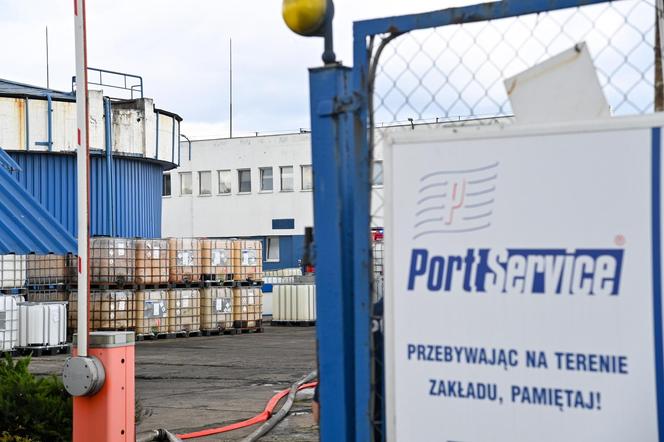 Gdańsk, 10 września 2024 pożar Port Service. Spłonęła hala spalarni odpadów niebezpiecznych