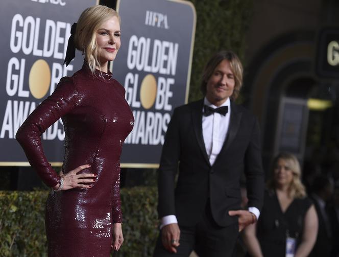 Nicole Kidman na gali Złote Globy 2019