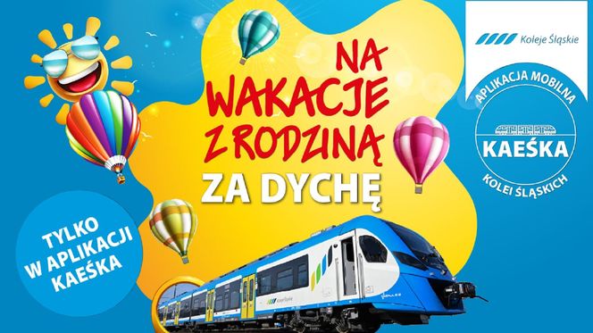 Rodzinne wycieczki nie samochodem a pociągiem. Koleje Śląskie przygotowały wakacyjną promocję