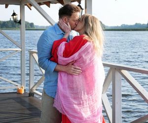 	Barwy szczęścia odc. 3124. Agnieszka (Katarzyna Tlałka), Łukasz (Michał Rolnicki)