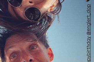 Maja Ostaszewska z partnerem