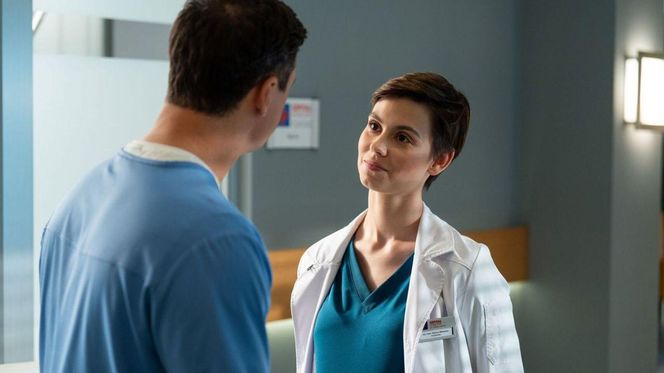 Na dobre i na złe odc. 956. Blanka (Pola Gonciarz), Krzysztof Radwan (Mateusz Damięcki)