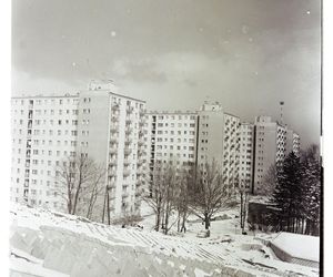 Zielona Góra w zimowej aurze. Czesław Łuniewicz uchwycił zimę kilkadziesiąt lat temu na fotografiach