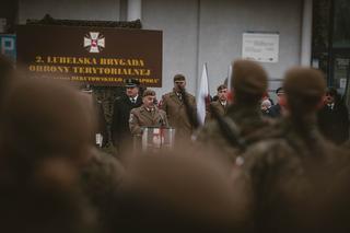 Przysięga wojskowa 2 LBOT w Puławach