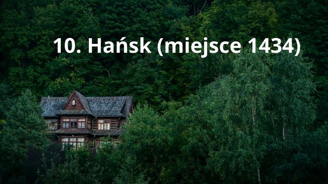 10. Hańsk (miejsce 1434)
