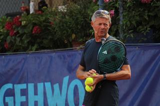 Otwarty trening Magdy Linette z trenerem Ianem Hughesem