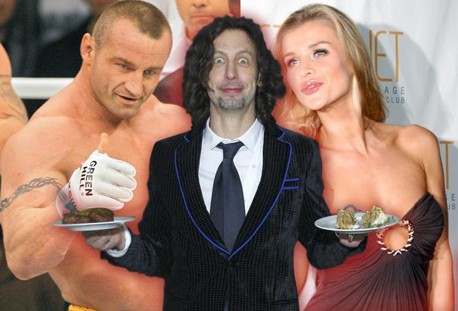 Mariusz Pudzianowski i Joanna Krupa u Szymona Majewskiego