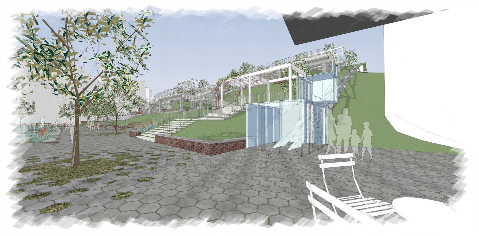 Schody Donikąd - wizualizacje