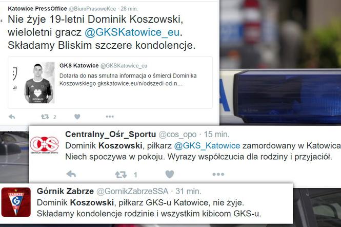 Kondolencje i wyrazy współczucia po śmierci młodego piłkarza GKS Katowice