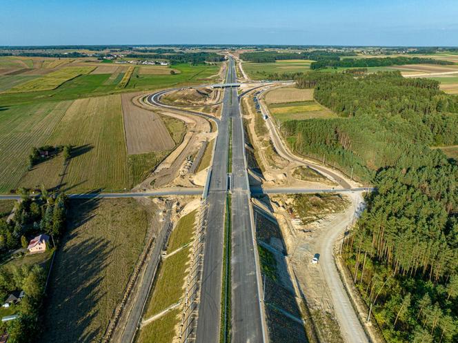 Obwodnica Łomży - plac budowy w sierpniu 2024