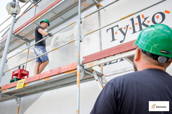 Bełchatów: Drugi mural prawie gotowy! Kto jest jego bohaterem? 