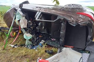 Tragiczny wypadek pod Giżyckiem. Nie żyje 54-letnia kobieta