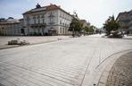 Wyremontowana nawierzchnia Krakowskiego Przedmieścia w Warszawie