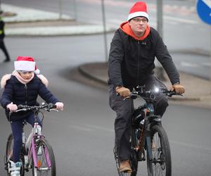 Mikołajowa Masa Rowerowa w Gorzowie