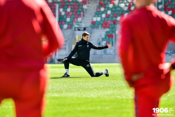 Piłkarze na nowym stadionie Zagłębia Sosnowiec