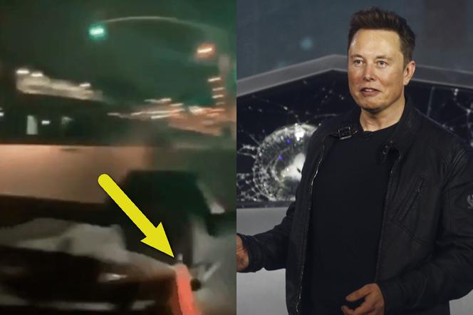 Elon Musk i jego Tesla Cybertruck