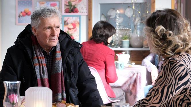 M jak miłość odc. 1799. stryj Erwin (Andrzej Dopierała), Brygida (Anna Raj)