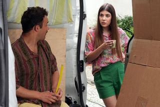 Barwy szczęścia, odcinek 3101: Agata (Natalia Zambrzycka), Ignacy (Olaf Staszkiewicz)