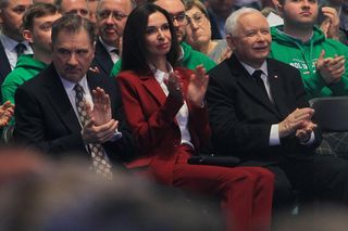 Marta Kaczyńska na konwencji Karola Nawrockiego