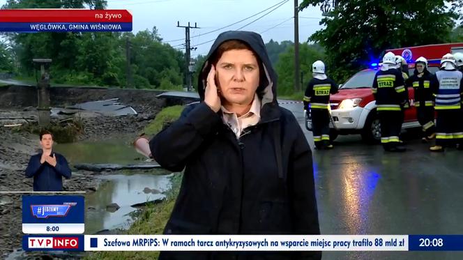 Beata Szydło jako reporterka TVP. Nagranie jest już hitem w sieci! [WIDEO]