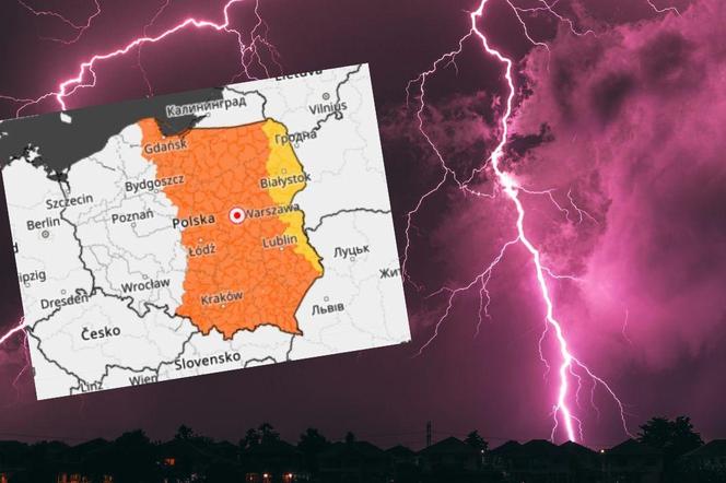 W Polsce nadal burzowo. IMGW ostrzega mieszkańców woj. lubelskiego