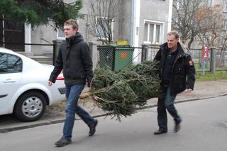 Donald Tusk z synem Michałem, 2007r.