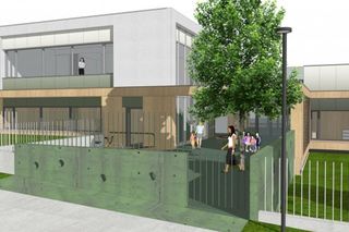 Wizualizacja nowego żłobka w Szczecinie