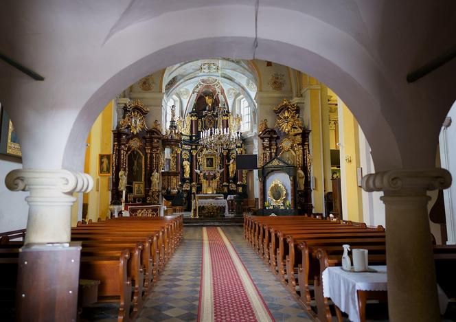 To jedno z najmniejszych miast w Małopolsce. Słynie z najpiękniejszego pałacu w regionie