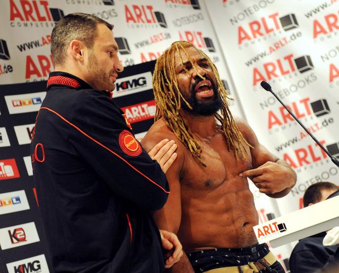 Witalij Kliczko i Shannon Briggs