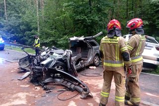 Wypadek na trasie Złocieniec - Siemczyno