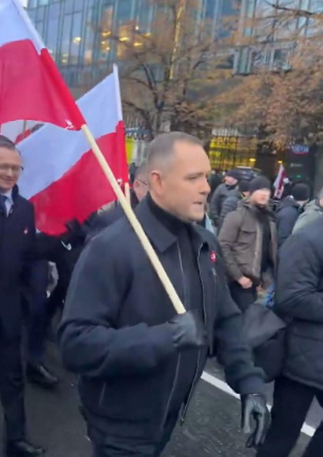 Karol Nawrocki na Marszu 2025